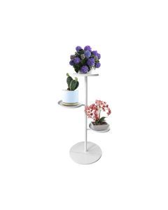 Marble base Plant Stand-White