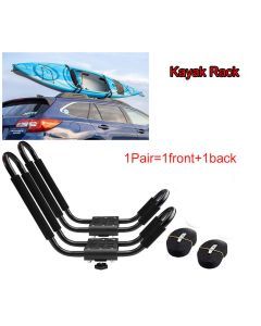 kayak rack Kayak Roof Rack Sets for Cars and SUVs - Two Sets with Straps  Universal 1 pair