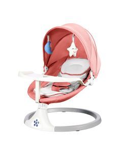 Smart Baby Swing Cradle Rocker/ Bouncer Seat with Dinning Table -Pink
