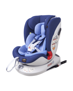 360 rotation convertible baby car seat with ISOFIX BLUE