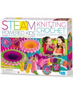 4m Steam Powered Kids Knitting & Crochet