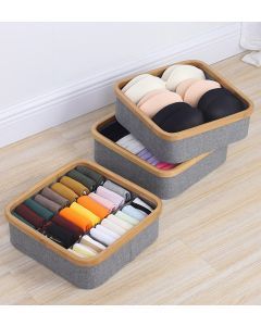 DS BS 9 Cell Non-Lidded Square Underwear Storage Basket