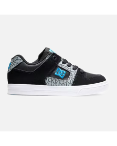 DC Pure Youth Shoes - Black/Blue Grey
