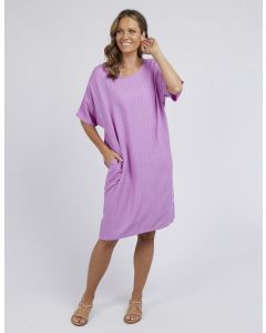 Kendra Relaxed Shift Dress - Violet