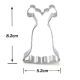 Ball Gown Cookie Cutter Stainless Steel