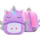 Toddler & Daycare Backpack-Purple Unicorn