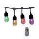 15m One Colour or Multiple Colour Music Activated Connectable Outdoor Festoon Lights