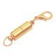 Necklace difficult to put on?  HERE'S THE ANSWER! Gold magnetic clasp MEDIUM