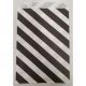 Paper lolly bags - black and white stripes 12pk
