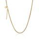 Gold Helix Petite Necklace 80cm