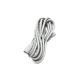 3m Waterproof Rubber Wire White Extension Cord Cable for Outdoor String Fairy Lights