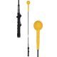 PGM Golf Swing Trainer Training Aid Swing Trainer Golf Warm-Up Stick for Adults Golf beginners Golf Training Aids Yellow