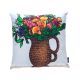 Large Vase Cushion Cover by Dick Frizzell