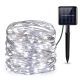 10m, 20m or 30m Solar Silver Seed String Fairy Lights - Cool White