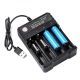USB 18650 Battery Charger 4 Slots