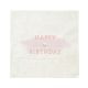 We Love Pink Happy Birthday lunch napkins