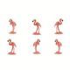 Mini flamingos pk 6 - NOT EDIBLE