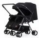 Preorder - Black 2-Way Folding Compact Double / Twin Stroller + Rain Cover
