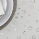 Silver foil star table scatters