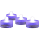 Waterproof LED Tea Lights - Purple