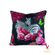 Zebra Rose Velvet Cushion