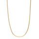 Gold Plated Snake Chain over 925 Sterling Silver (1mm wide)