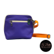 Purple, Orange and Blue Leather Bag