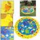 Outdoor Water Play Mat Sprinkler Kids Toy Activity Toddlers Baby Pool Fun New