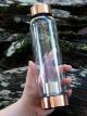 Amethyst Crystal Elixir Water Bottle (Copper)