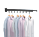 Extended Wall Mounted Foldable Retractable Clothes Drying Rack
