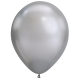 Chrome Silver mini balloons 12pk