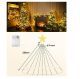 Christmas Star Hanging Tree String Battery Lights 140led Star 10 Branches