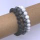 Stretch Bracelet with 8mm round gemstones 