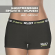 Select Women Compression Shorts Black