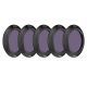 Skyreat ND Filter Set for Autel Evo II 8K 5 PACK (ND4 ND8 ND16 ND32 ND64)