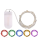 5m 50 LEDs Flat Battery Silver Wire Seed Fairy Lights