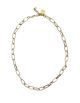 Gold Links Layering Necklace 50cm