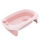 Foldable Bath Tub for Newborn, Baby & Kids With Thermometer-Pink