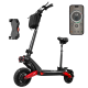 Twin Motor 62KM/H Tubeless Tire Seated Electric Scooter T8