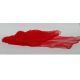 Organza table runner - red