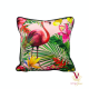 Fabulous Flamingo Velvet Cushion