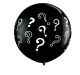Giant question mark print balloon