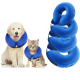 Pet Dog Inflatable Cone Collar Medical Wound Soft S