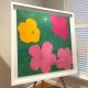 'Flowers' screenprint by Andy Warhol (open edition)