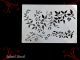 Branch of leaves flora & fauna small Furniture Paint Stencil 260mm x 180mm