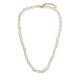 LAST 1! Gold Baroque Petite Pearl Necklace 49cm