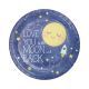 To The Moon and Back Dinner Plates