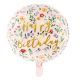 Floral Happy Birthday Foil Balloon