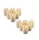 12 Pieces 4.5cm Height Battery Operated White LED Tea Lights Candles