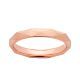 9ct Rose Gold Faceted Ring